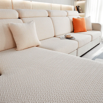 Beige Home Essentials Sofa Cover