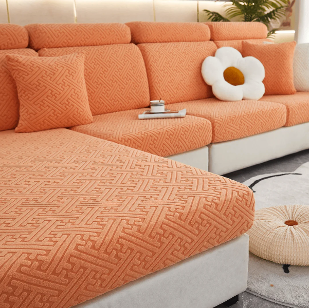 Orange Home Essentials Sofa Cover
