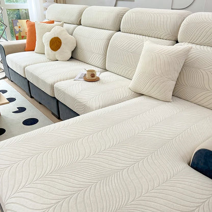 White Home Essentials Sofa Cover